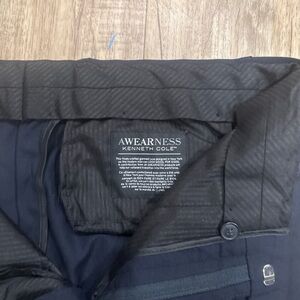 Kenneth Cole Men's Navy Dress Pants 34 wasit